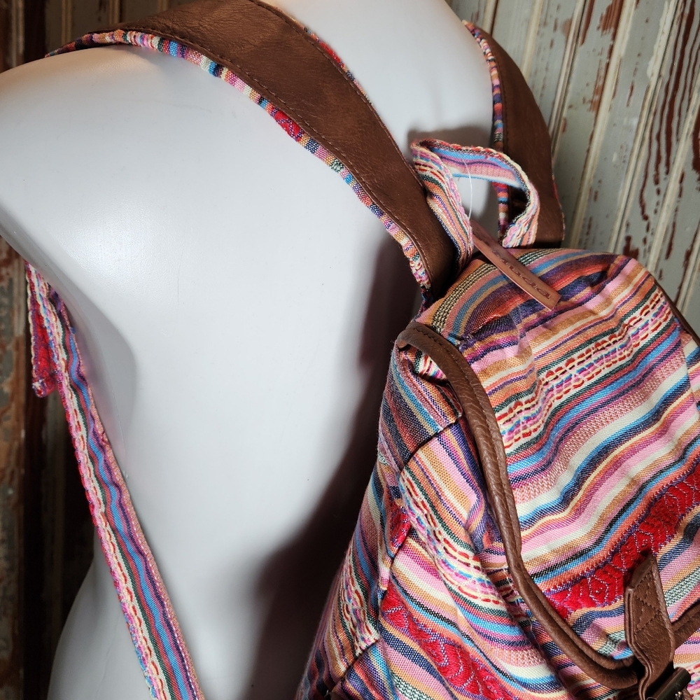 Mudd Backpack Southwest NWT Snap Closure - Picture 10 of 15